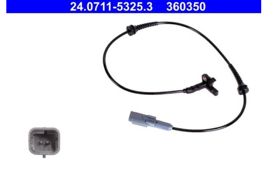 Sensor, wheel speed 24.0711-5325.3 ATE, Image 2