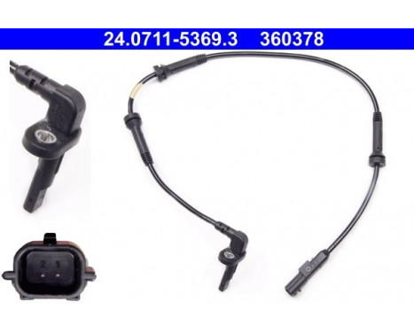 Sensor, wheel speed 24.0711-5369.3 ATE, Image 2