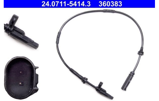 Sensor, wheel speed 24.0711-5414.3 ATE, Image 2