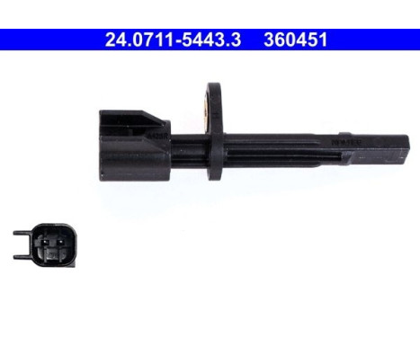 Sensor, wheel speed 24.0711-5443.3 ATE, Image 3
