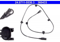 Sensor, wheel speed 24.0711-5530.3 ATE