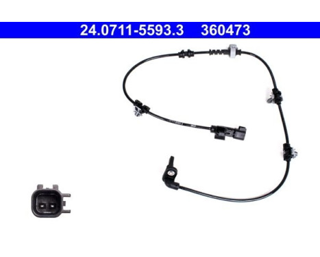 Sensor, wheel speed 24.0711-5593.3 ATE, Image 2