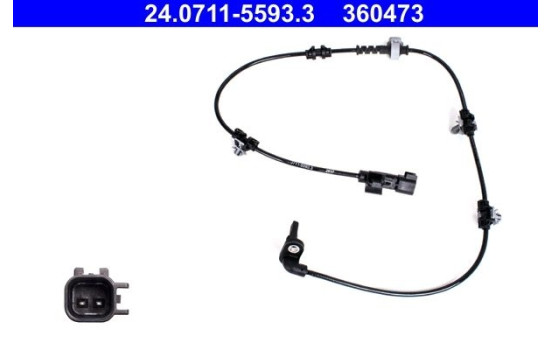 Sensor, wheel speed 24.0711-5593.3 ATE, Image 2