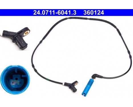 Sensor, wheel speed 24.0711-6041.3 ATE, Image 2