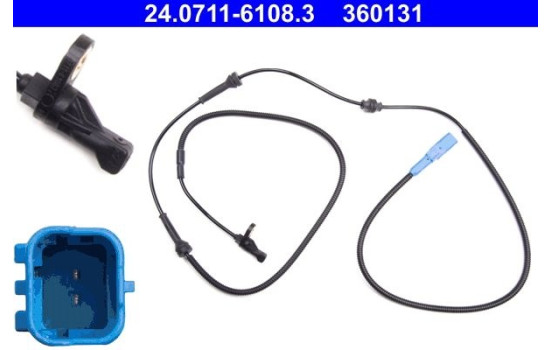 Sensor, wheel speed 24.0711-6108.3 ATE, Image 2
