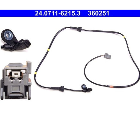 Sensor, wheel speed 24.0711-6215.3 ATE, Image 2