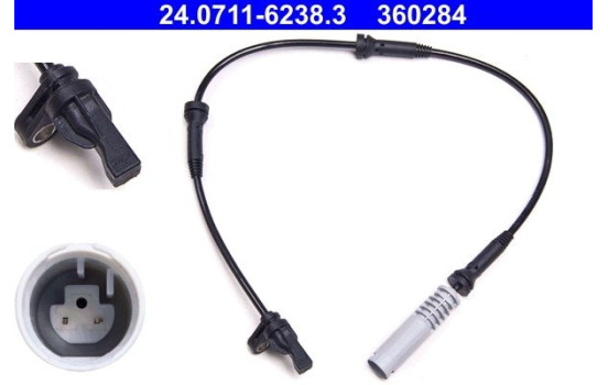 Sensor, wheel speed 24.0711-6238.3 ATE, Image 2
