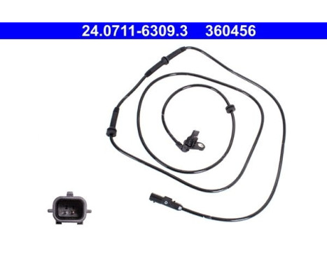 Sensor, wheel speed 24.0711-6309.3 ATE, Image 2