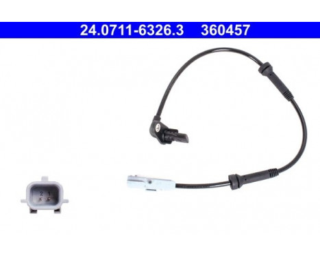 Sensor, wheel speed 24.0711-6326.3 ATE, Image 2