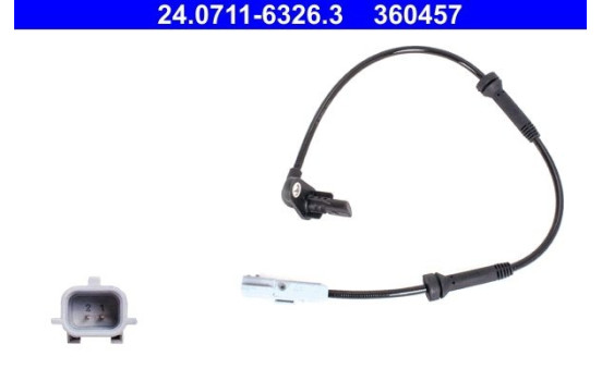 Sensor, wheel speed 24.0711-6326.3 ATE, Image 2