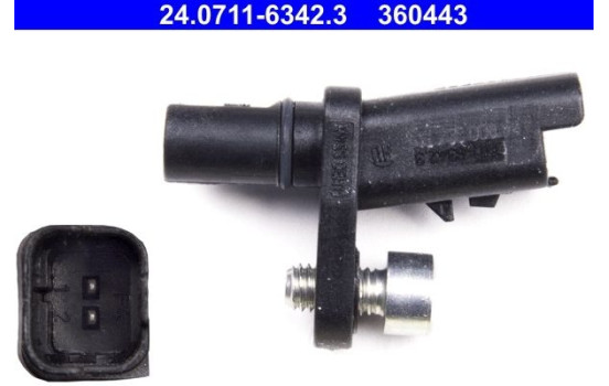 Sensor, wheel speed 24.0711-6342.3 ATE, Image 2