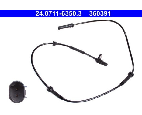 Sensor, wheel speed 24.0711-6350.3 ATE, Image 2