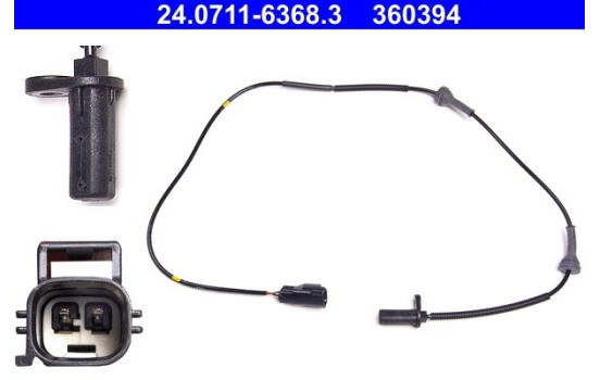 Sensor, wheel speed 24.0711-6368.3 ATE, Image 2