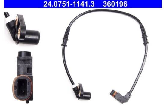 Sensor, wheel speed 24.0751-1141.3 ATE, Image 2