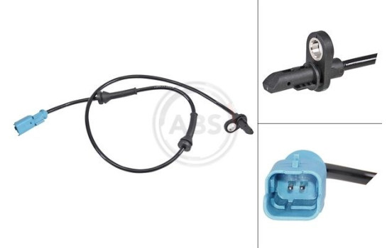 Sensor, wheel speed 30166 ABS