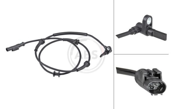 Sensor, wheel speed 30222 ABS