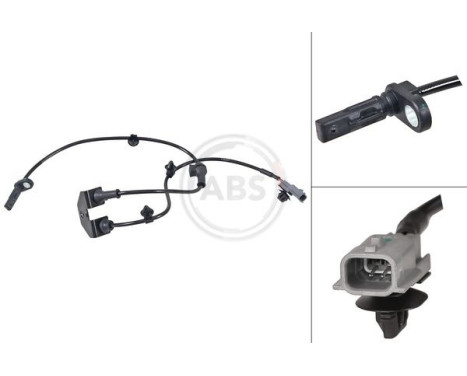 Sensor, wheel speed 31580 ABS