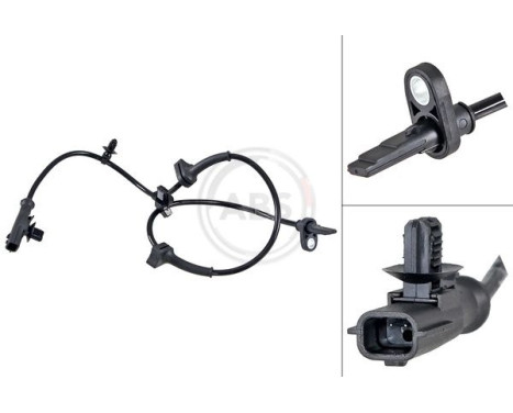 Sensor, wheel speed 31585 ABS