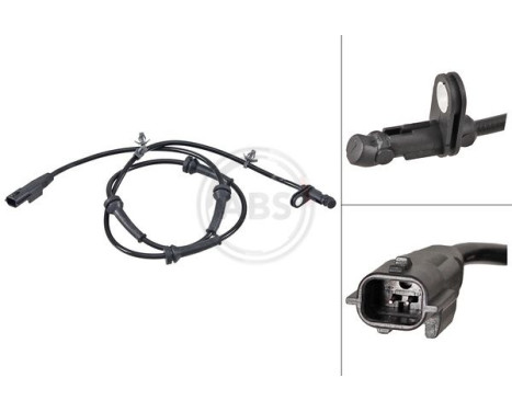 Sensor, wheel speed 31634 ABS