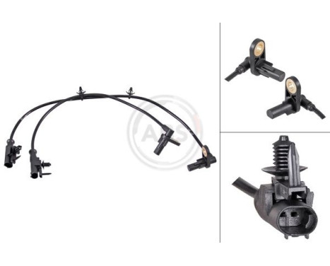 Sensor, wheel speed 31635 ABS