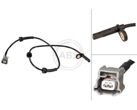 Sensor, wheel speed 31639 ABS