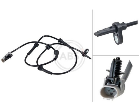 Sensor, wheel speed 31652 ABS