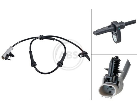 Sensor, wheel speed 31653 ABS