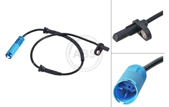 Sensor, wheel speed 31654 ABS