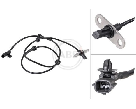 Sensor, wheel speed 31697 ABS