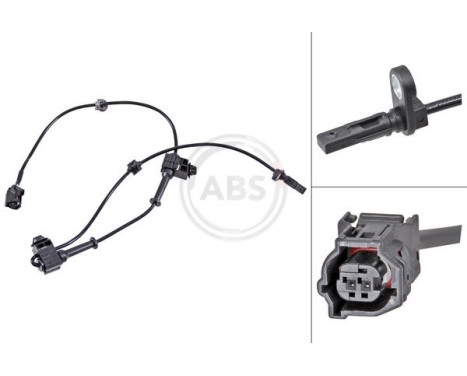 Sensor, wheel speed 31700 ABS