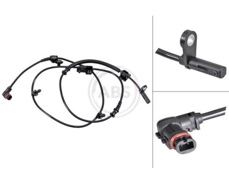Sensor, wheel speed 31708 ABS