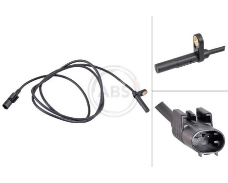 Sensor, wheel speed 31712 ABS