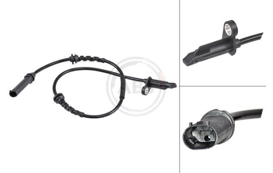 Sensor, wheel speed 31726 ABS