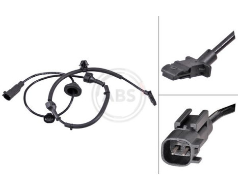 Sensor, wheel speed 31734 ABS