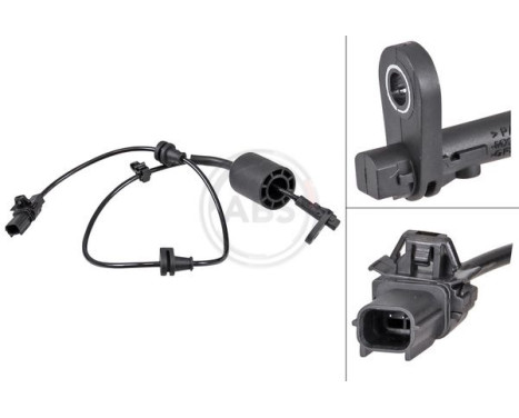 Sensor, wheel speed 31756 ABS