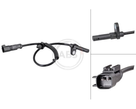 Sensor, wheel speed 31808 ABS