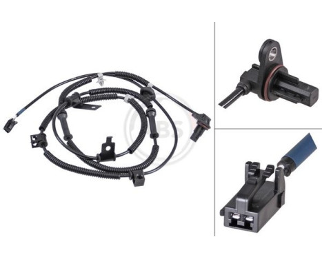 Sensor, wheel speed 31814 ABS