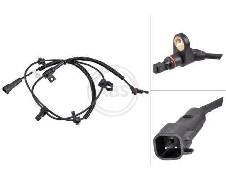 Sensor, wheel speed 31817 ABS