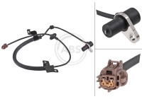 Sensor, wheel speed 31852 ABS