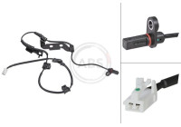Sensor, wheel speed 31863 ABS