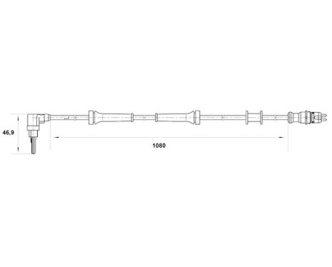 Sensor, wheel speed DF10 Bosch, Image 5