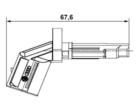 Sensor, wheel speed DF11 Bosch