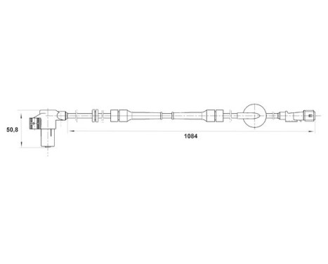 Sensor, wheel speed DF6 Bosch, Image 5