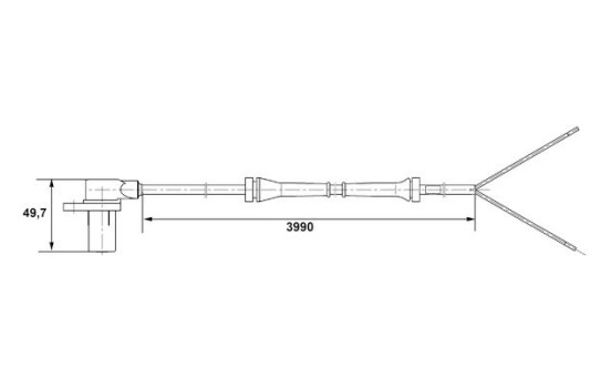 Sensor, wheel speed DF6 Bosch, Image 5