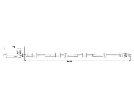 Sensor, wheel speed DF6 Bosch