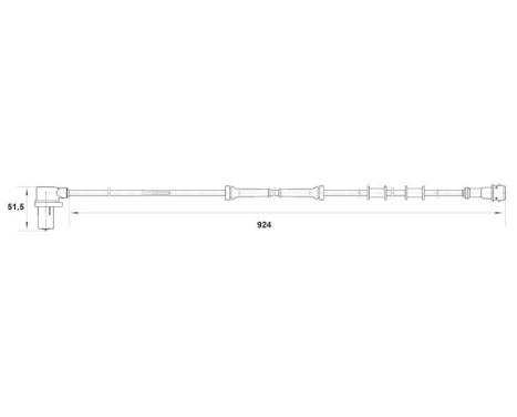 Sensor, wheel speed DF6 Bosch