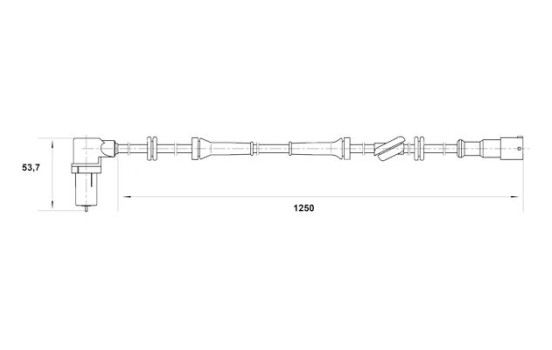 Sensor, wheel speed DF6 Bosch, Image 5