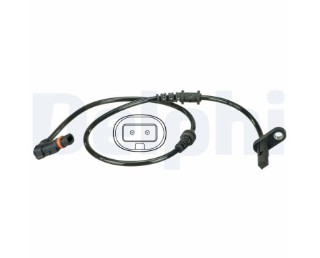 Sensor, wheel speed SS20500 Delphi, Image 2