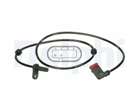 Sensor, wheel speed SS20501 Delphi, Image 2