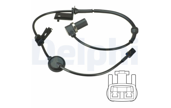 Sensor, wheel speed SS20508 Delphi
